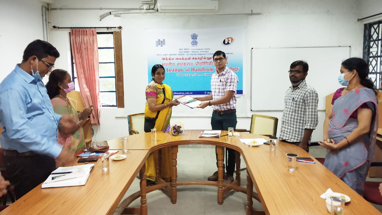 MoU  Signed with Sardar Vallabhbhai Patel International School Of Textile & Management- [SVPISTM], Coimbatore.